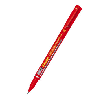 Foliopis marker permanentny NFS 410 - Pentel - czerwony, 0,4 mm