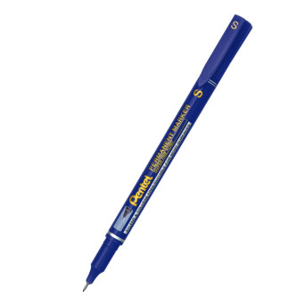 Foliopis marker permanentny NFS 410 - Pentel - niebieski, 0,4 mm