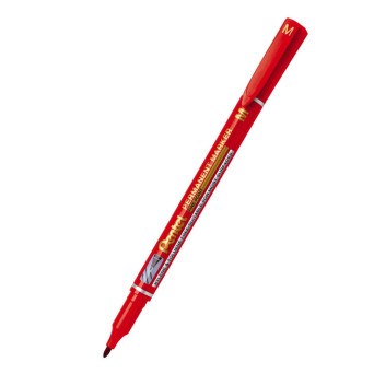 Foliopis marker permanentny NM 470 - Pentel - czerwony, 1 mm