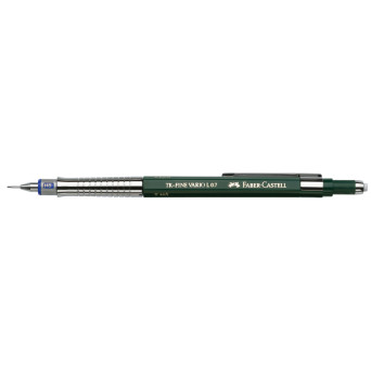 Mechanical pencil TK-Fine Vario L - Faber-Castell - Green, 0,7 mm, HB