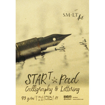 Blok do kaligrafii i letteringu Start Pad - SM-LT - A4, 90 g/m2, 30 ark.