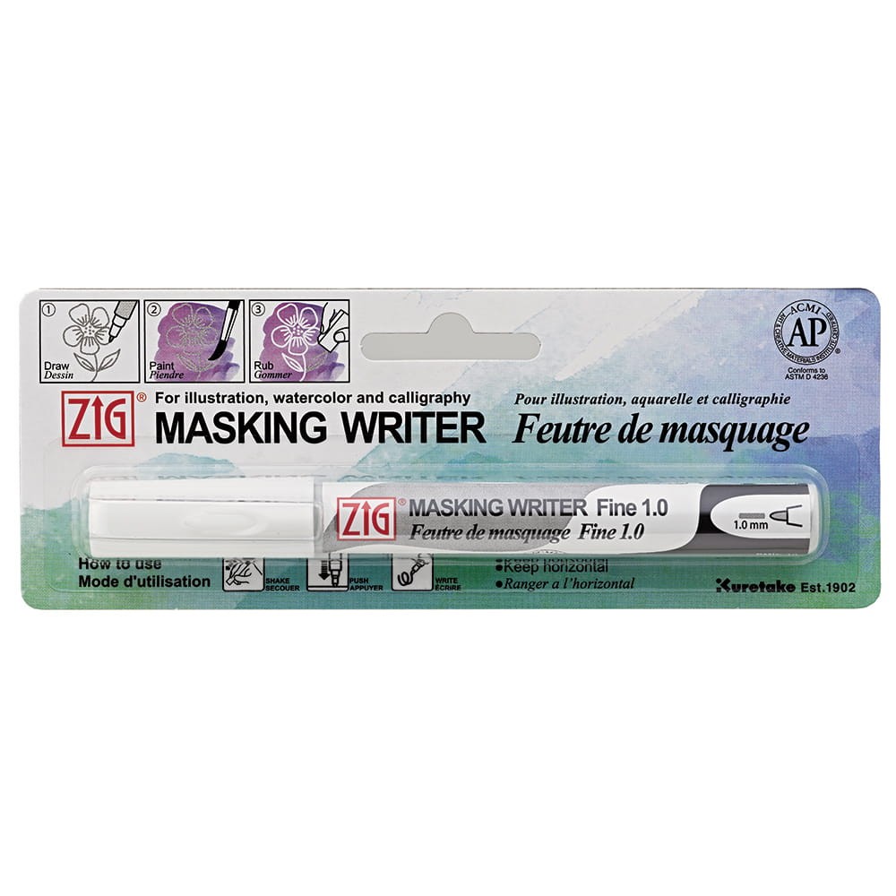 Pisak maskujący do akwareli Masking Writer Fine - Kuretake - 1 mm