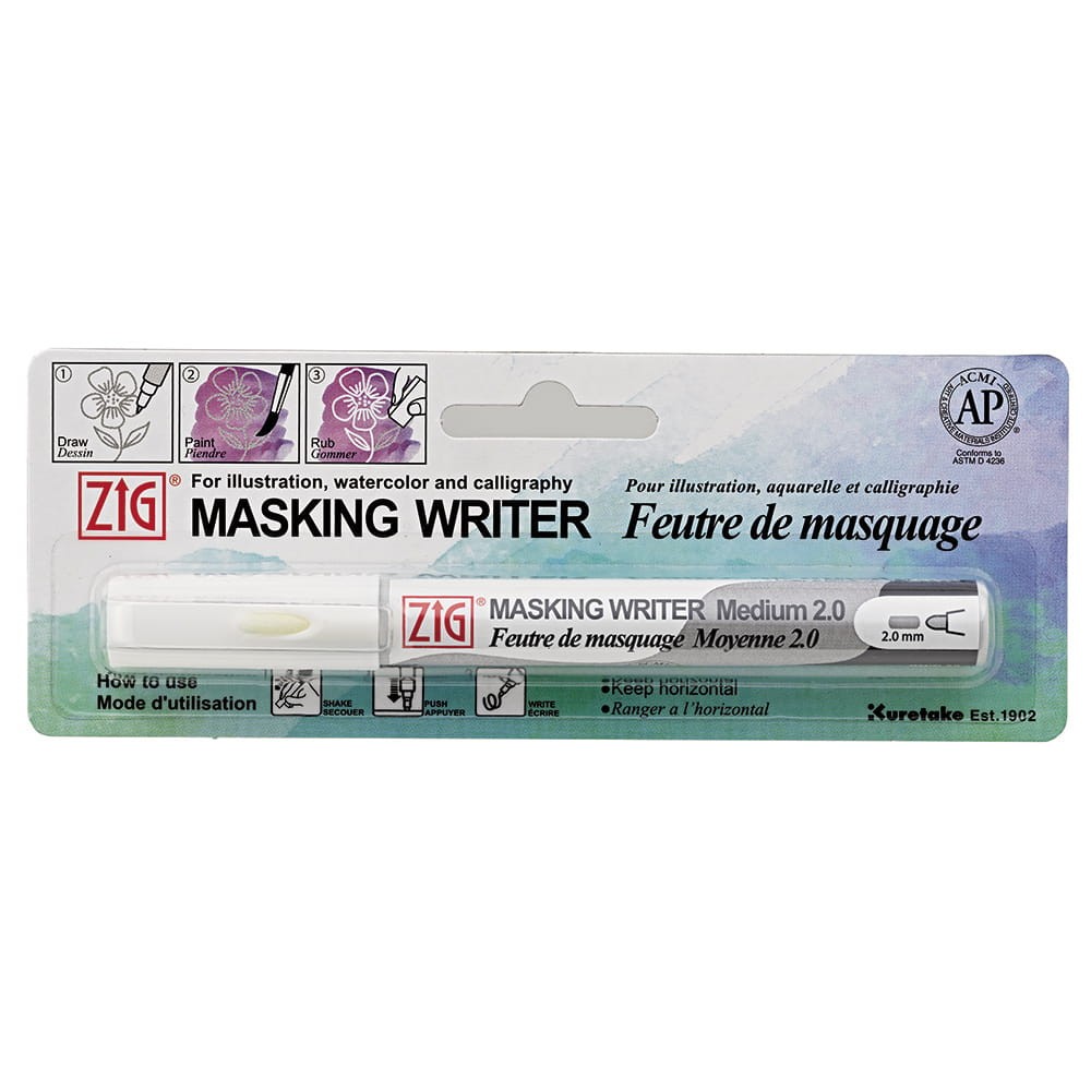 Masking writer for watercolors Medium - Kuretake - 2 mm