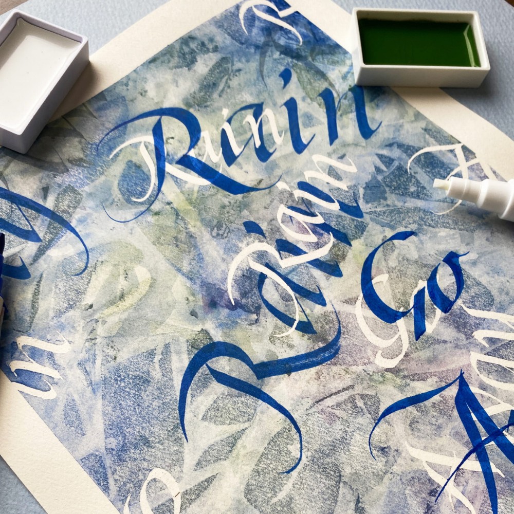 Pisak maskujący do akwareli Masking Writer Calligraphy - Kuretake - 3 mm