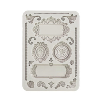 Plastic mould A5 - Stamperia - Frames and decors