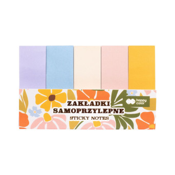 Bloom Boho adhesive bookmark cards - Happy Color