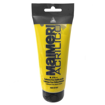 Acrylic paint Acrilico - Maimeri - 078, Cadmium Free Yellow Medium, 200 ml