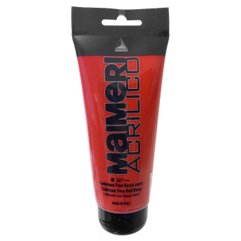 Acrylic paint Acrilico - Maimeri - 227, Cadmium Free Red Deep, 200 ml