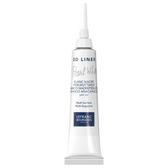 Konturówka 3D Liner - Lefranc & Bourgeois - Pearl White, 20 ml