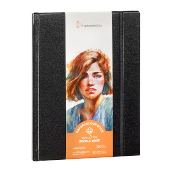 Szkicownik do akwareli Watercolour Book Deckle Edge - Hahnemühle - 15,3 x 20,5 cm, 250 g, 30 ark.