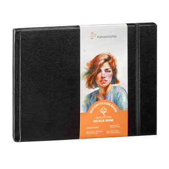 Szkicownik do akwareli Watercolour Book Deckle Edge - Hahnemühle - 20,5 x 15,3 cm, 250 g, 30 ark.