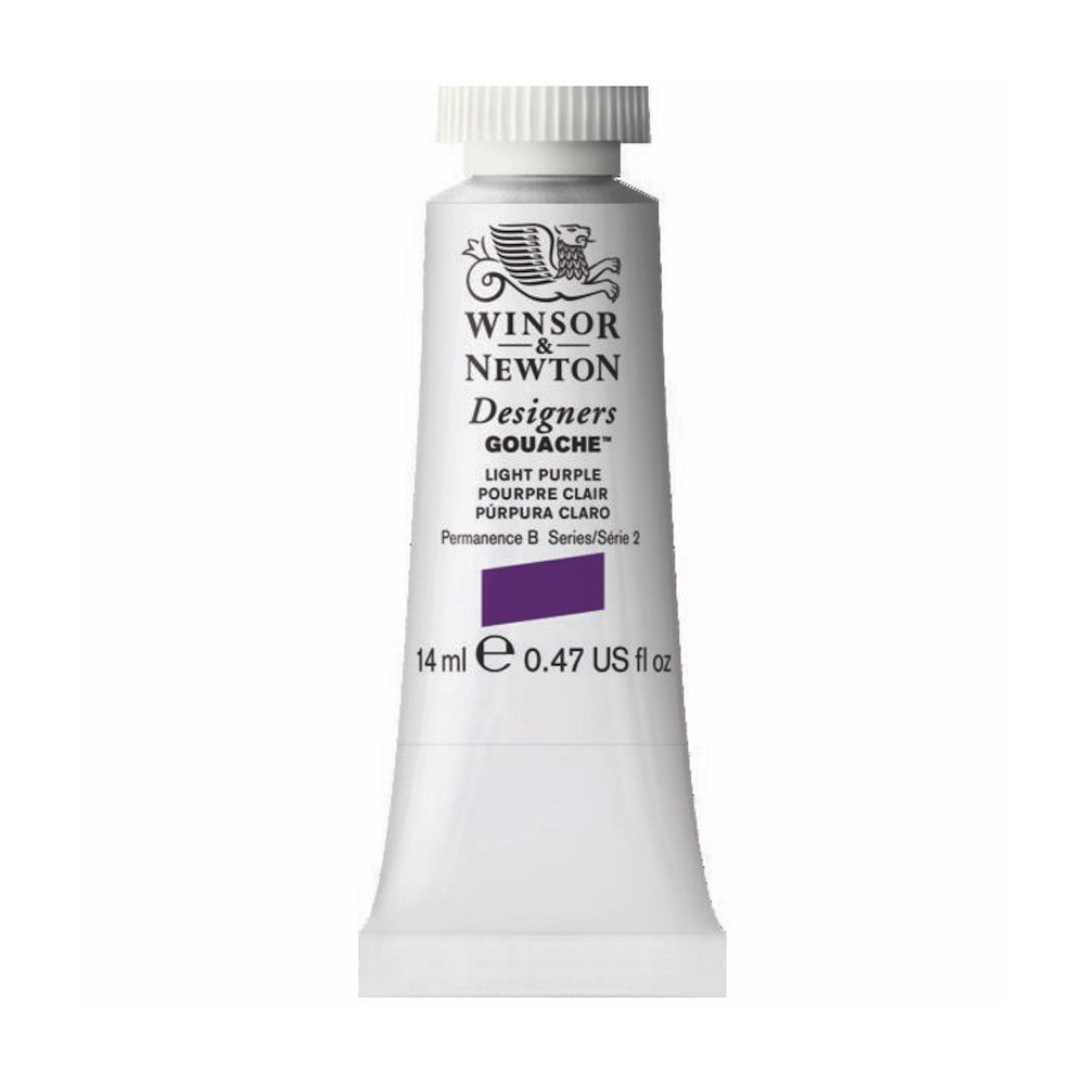 Gouache paint in tube - Winsor & Newton - Light Purple, 14 ml