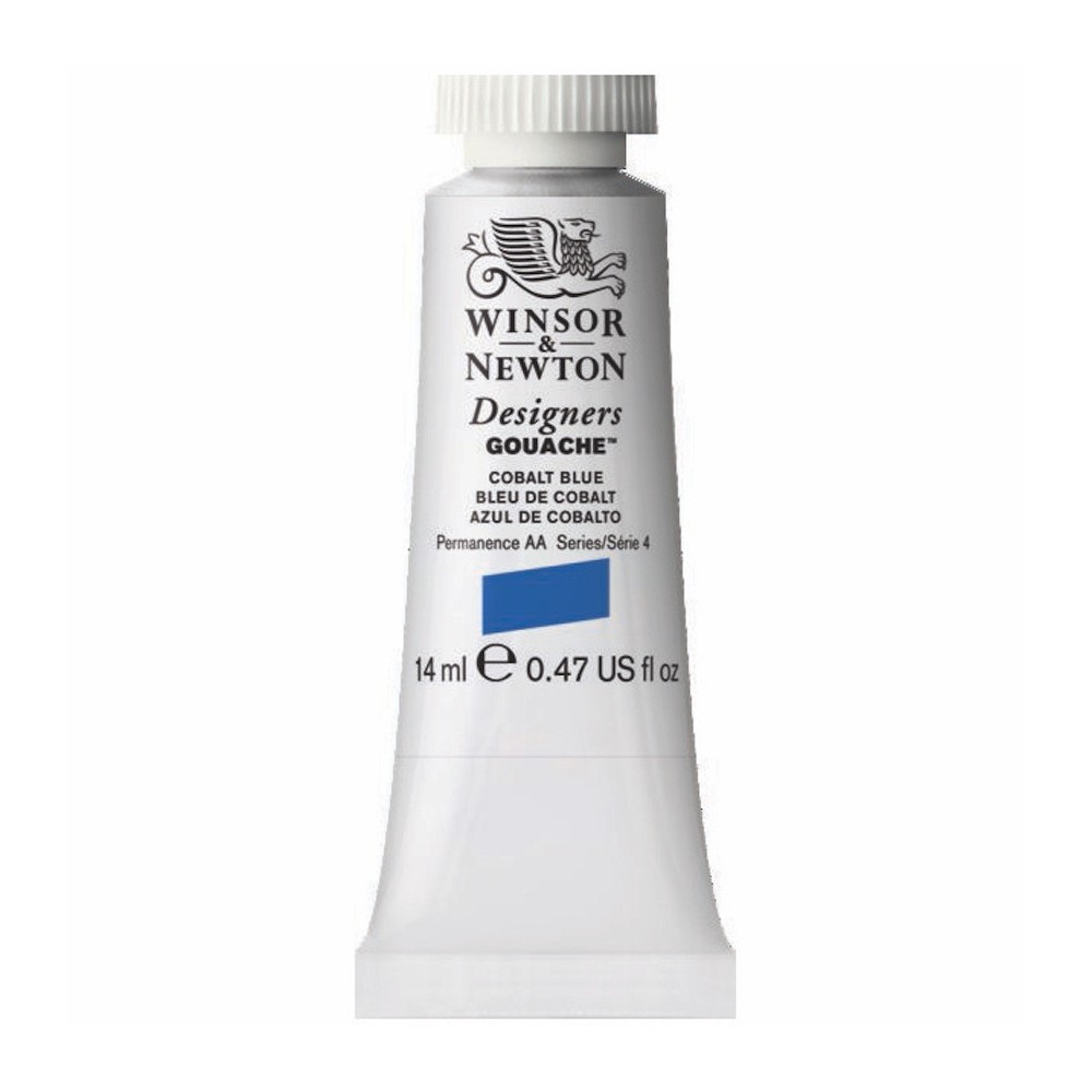 Farba gwasz Designers Gouache - Winsor & Newton - Cobalt Light Blue, 14 ml