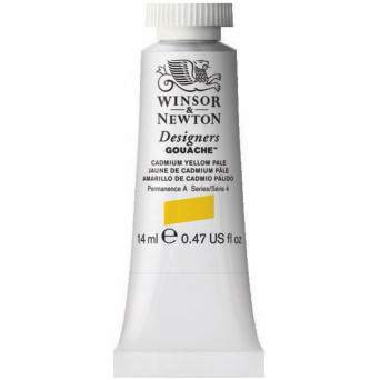 Farba gwasz Designers Gouache - Winsor & Newton - Cadmium Yellow Pale, 14 ml