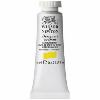 Farba gwasz Designers Gouache - Winsor & Newton - Cadmium Lemon, 14 ml