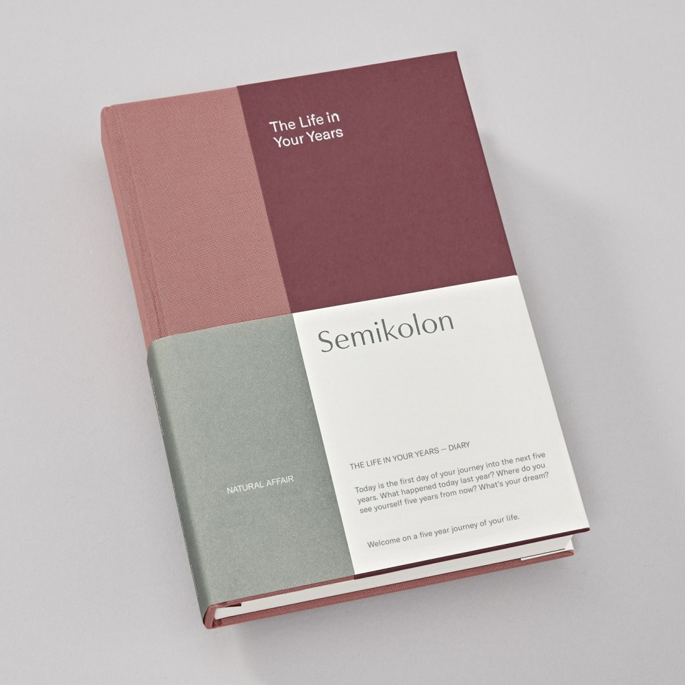 5 Year Diary The Life in Your Years A5 - Semikolon - Blossom