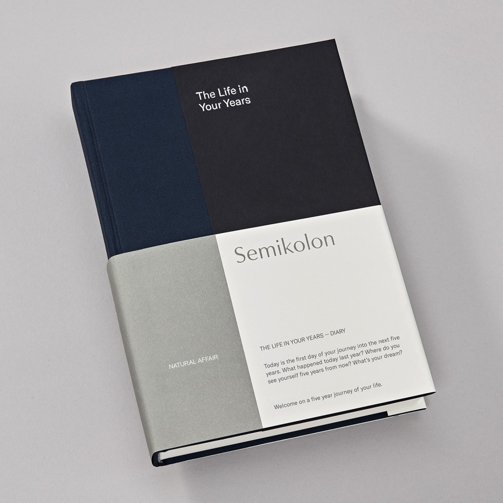 5 Year Diary The Life in Your Years A5 - Semikolon - Midnight