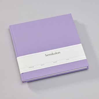 Księga gości Heritage Line - Semikolon - Lilac Silk, 180 stron