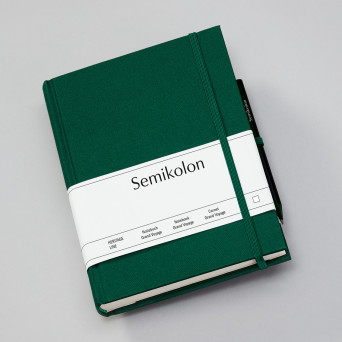 Travel Diary Grand Voyage 14 x 19,2 cm - Semikolon - Forest, 304 pages