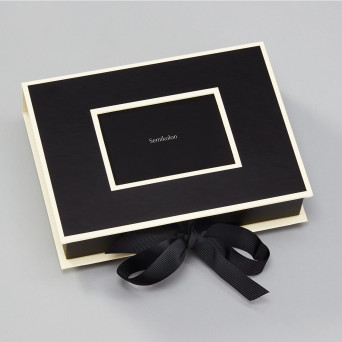 Photobox with cover - Semikolon - Black, 20,7 x 15,3 x 4,7 cm