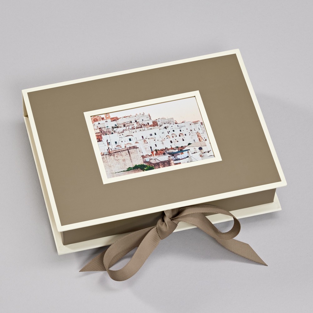 Pudełko na zdjęcia - Semikolon - Fango, 20,7 x 15,3 x 4,7 cm