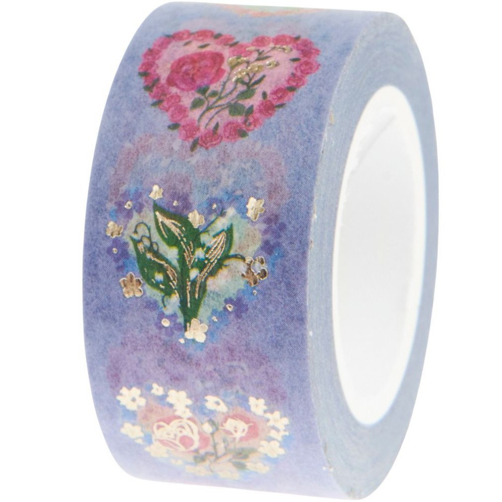 Taśma washi Hearts - Paper Poetry - 20 mm x 50 m