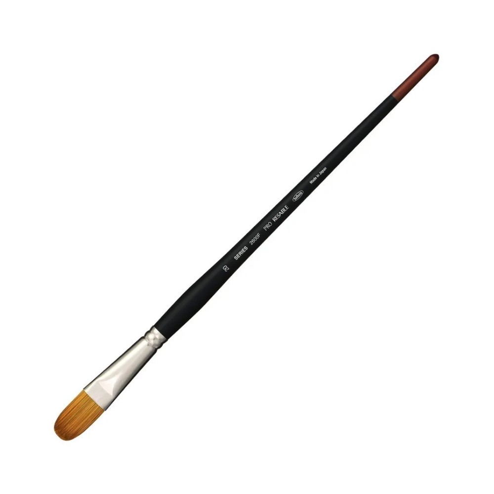 Filbert, mixed bristles, Pro Resable brush, 2600F series - Holbein - no. 20