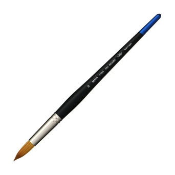 Round, mixed bristles, Pro Resable brush, 3600R series - Holbein - no. 24
