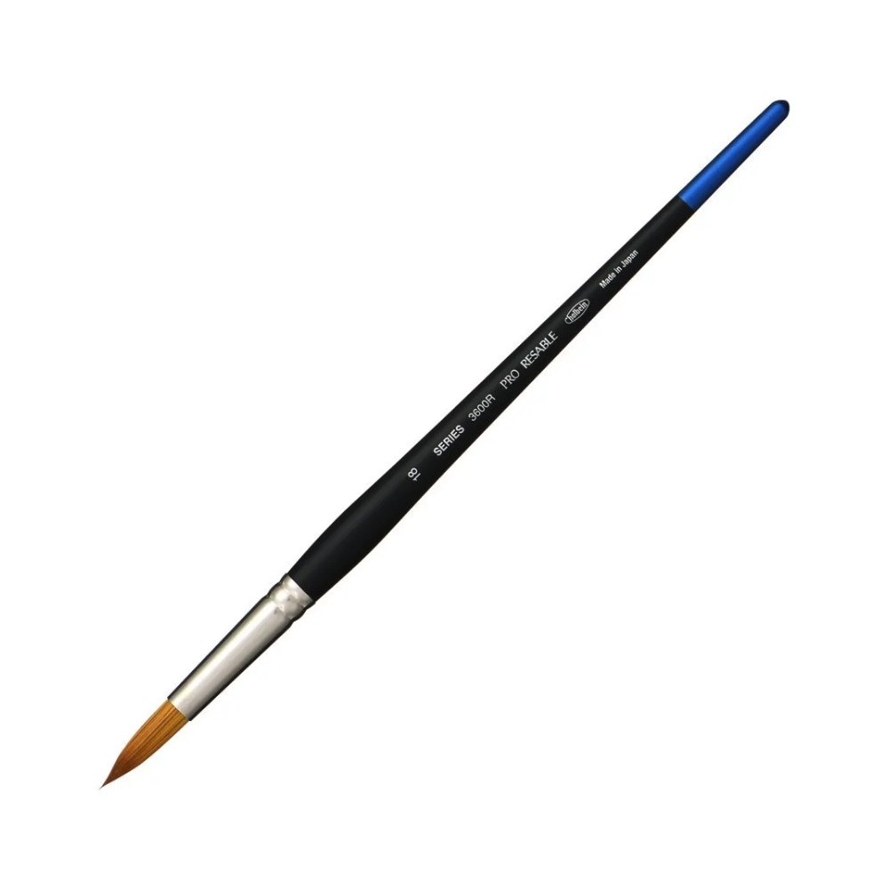 Pędzel okrągły, mieszany, Pro Resable, seria 3600R - Holbein - nr 18