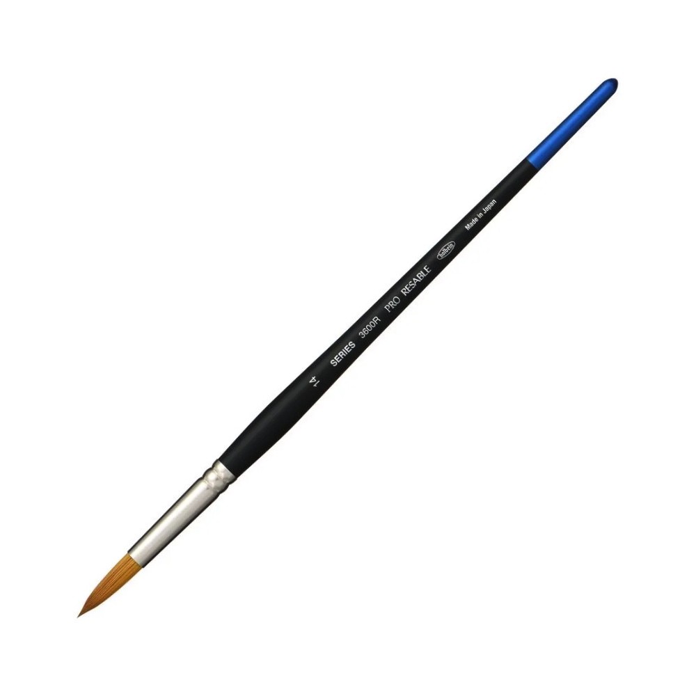 Pędzel okrągły, mieszany, Pro Resable, seria 3600R - Holbein - nr 14