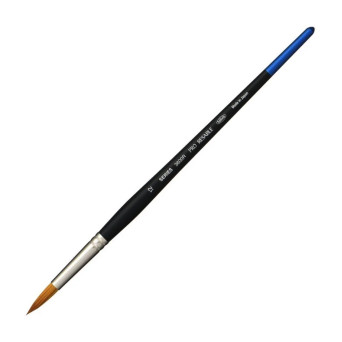 Round, mixed bristles, Pro Resable brush, 3600R series - Holbein - no. 12