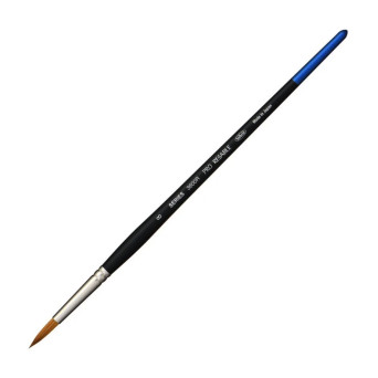 Round, mixed bristles, Pro Resable brush, 3600R series - Holbein - no. 8