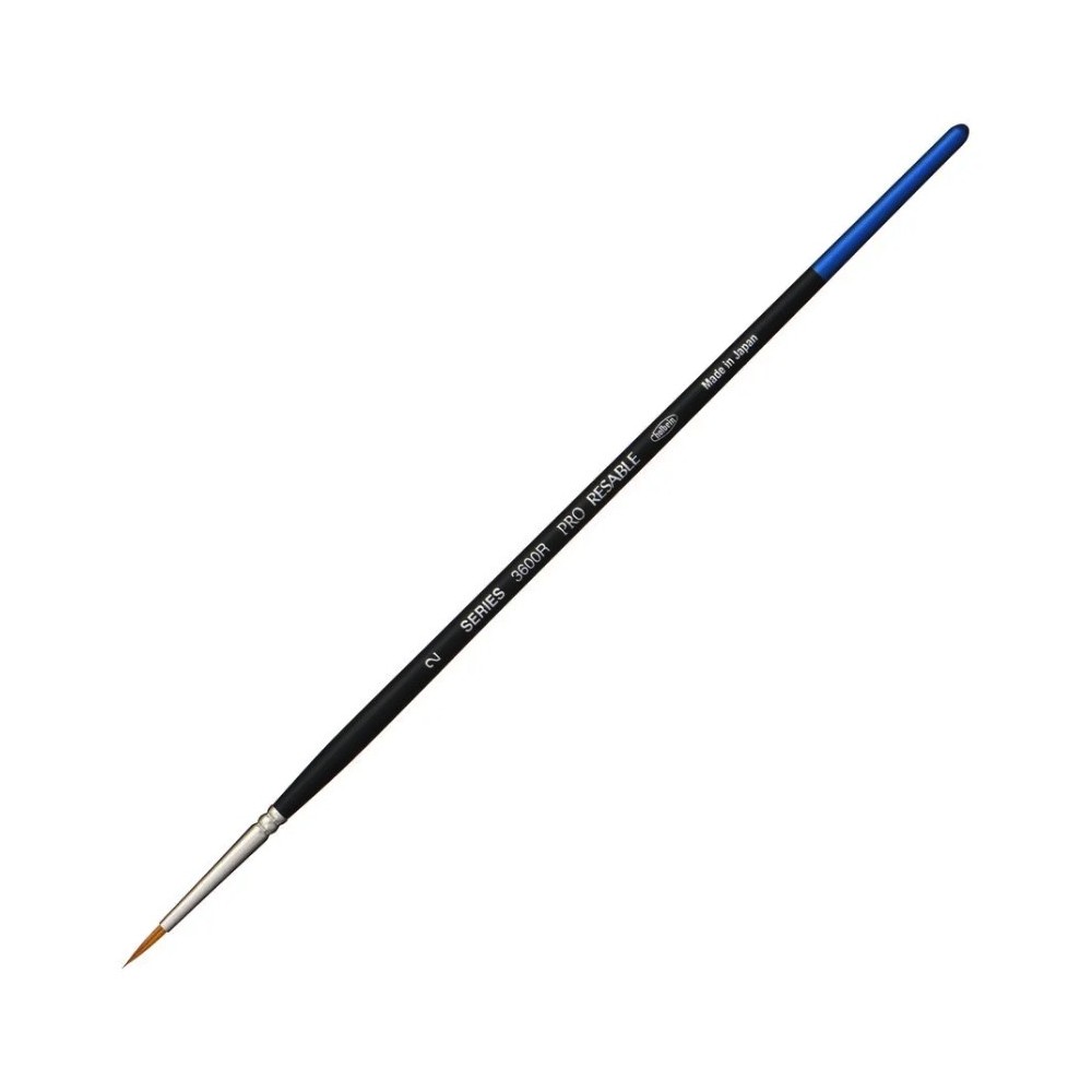 Pędzel okrągły, mieszany, Pro Resable, seria 3600R - Holbein - nr 2