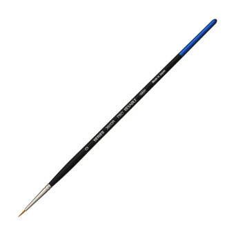 Round, mixed bristles, Pro Resable brush, 3600R series - Holbein - no. 0
