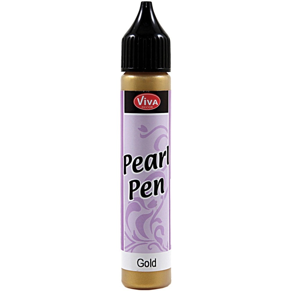 Konturówka perłowa - Viva Decor - Gold, 25 ml