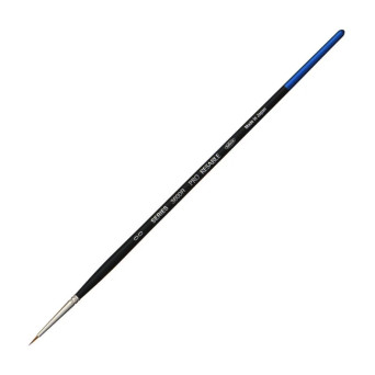 Round, mixed bristles, Pro Resable brush, 3600R series - Holbein - no. 00
