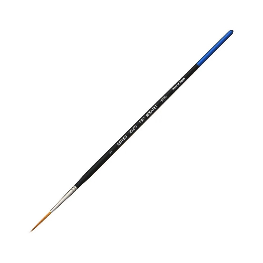 Script, mixed bristles, Pro Resable brush, 3600S series - Holbein - no. 1
