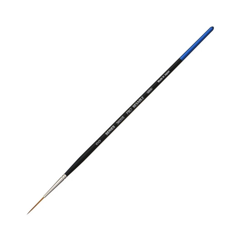 Script, mixed bristles, Pro Resable brush, 3600S series - Holbein - no. 00