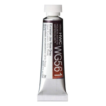 Artists' Watercolor paint - Holbein - Eurasian Jay Rose Grey, 5 ml