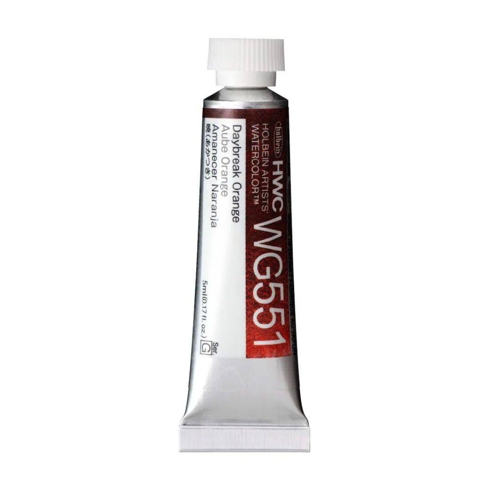 Artists' Watercolor paint - Holbein - Daybreak Orange, 5 ml