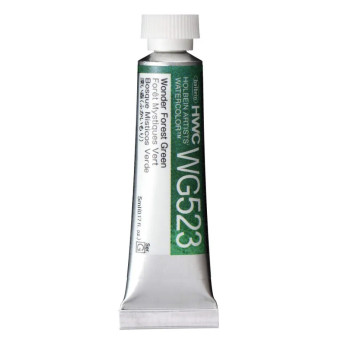 Artists' Watercolor paint - Holbein - Wonder Forest Green, 5 ml