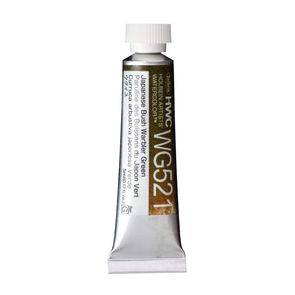 Farba akwarelowa Artists’ Watercolor - Holbein - Japanese Bush Warbler Green, 5 ml