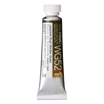 Artists' Watercolor paint - Holbein - Japanese Bush Warbler Green, 5 ml