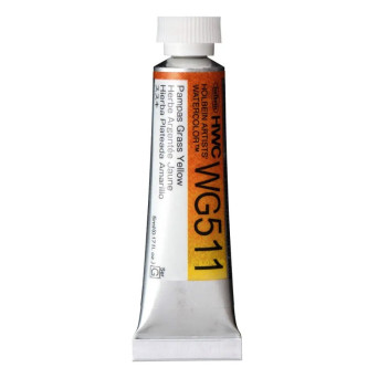 Artists' Watercolor paint - Holbein - Pampas Grass Yellow, 5 ml