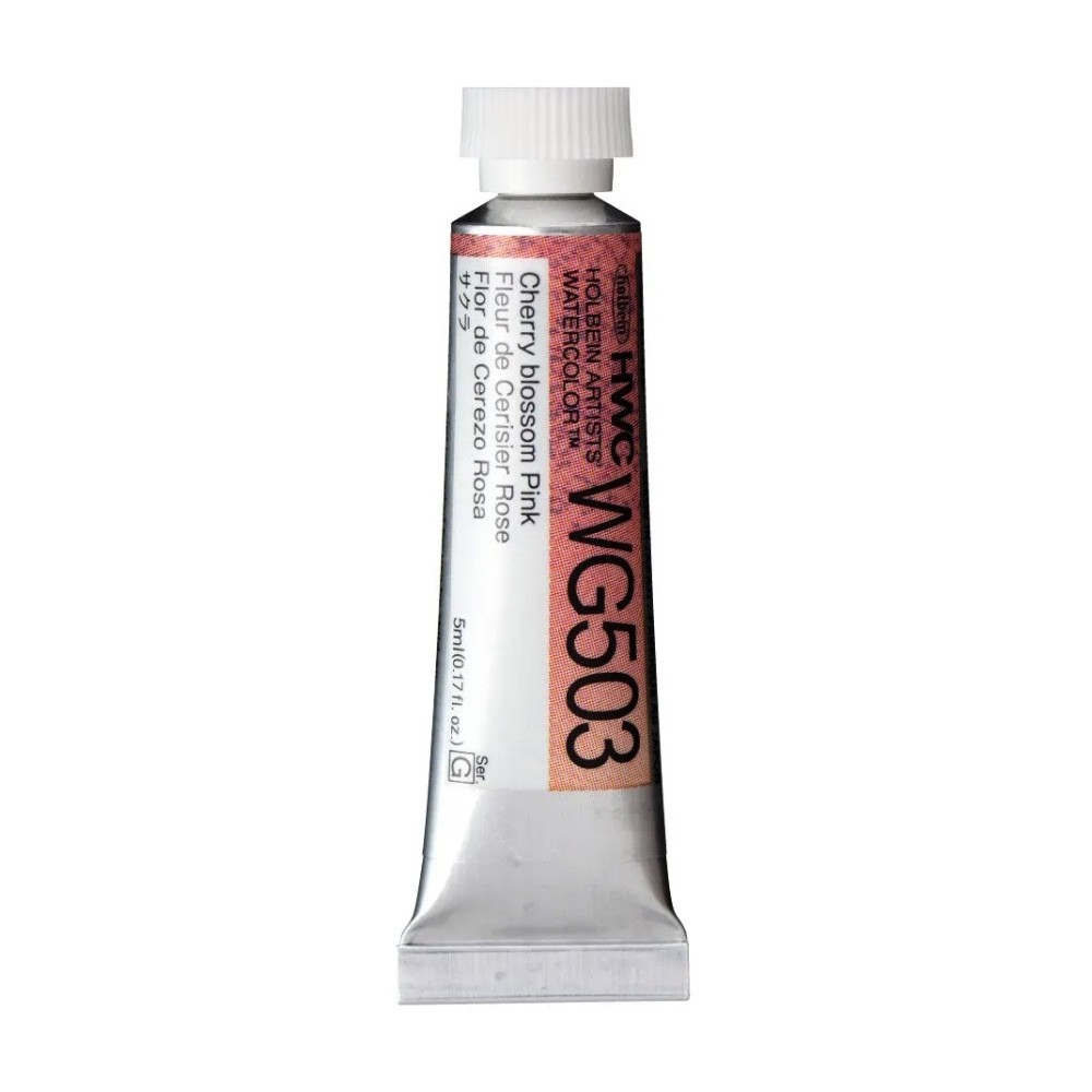 Farba akwarelowa Artists’ Watercolor - Holbein - Cherry Blossom Pink, 5 ml