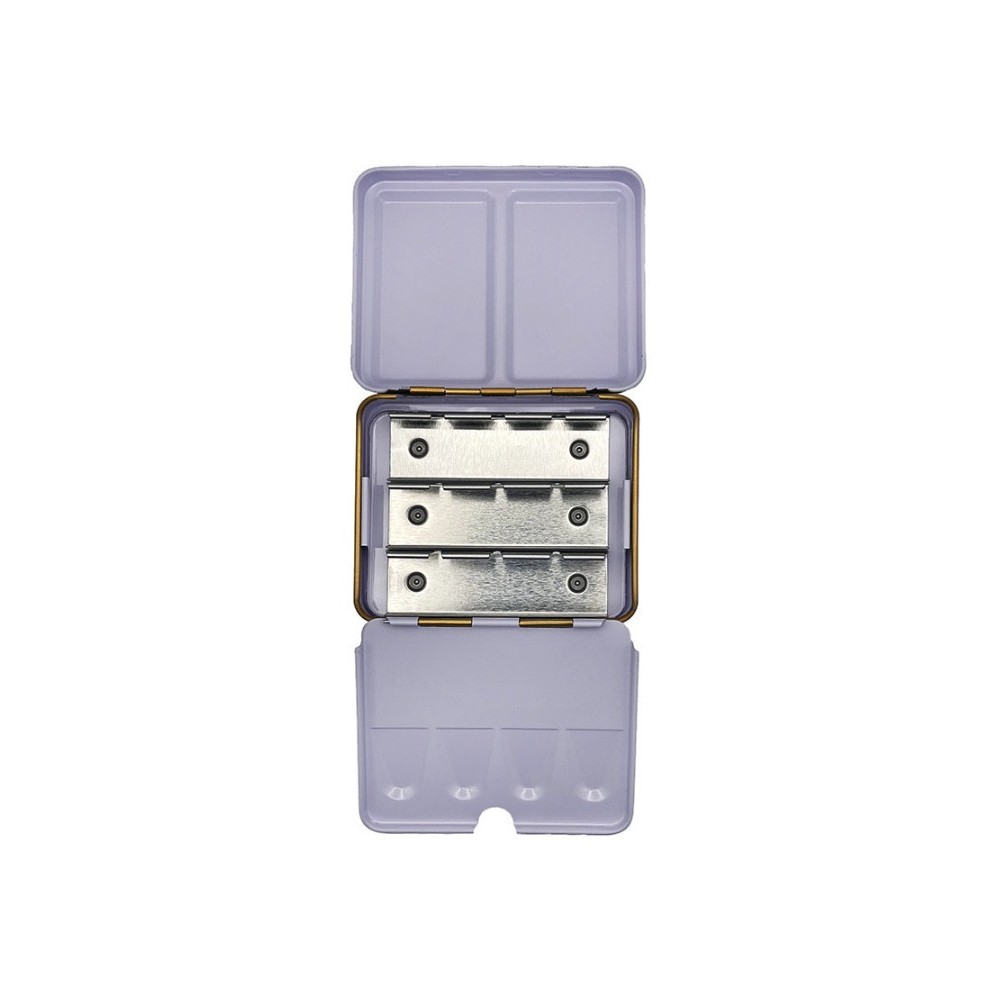 Mini Box for 12 watercolor half pans - Roman Szmal - Gold