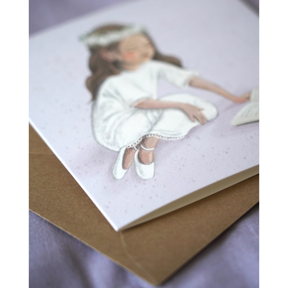 Greeting card - Hi Little - First Communion card, 14,5 x 14,5 cm