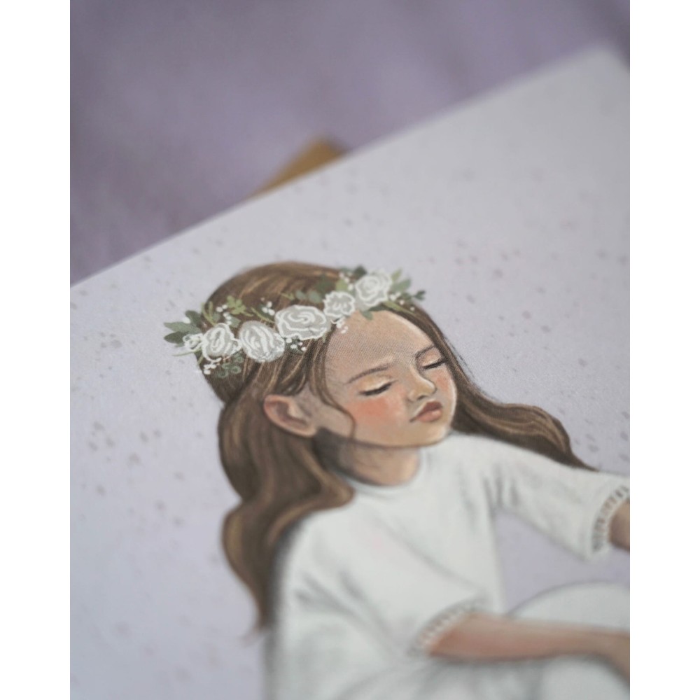 Greeting card - Hi Little - First Communion card, 14,5 x 14,5 cm