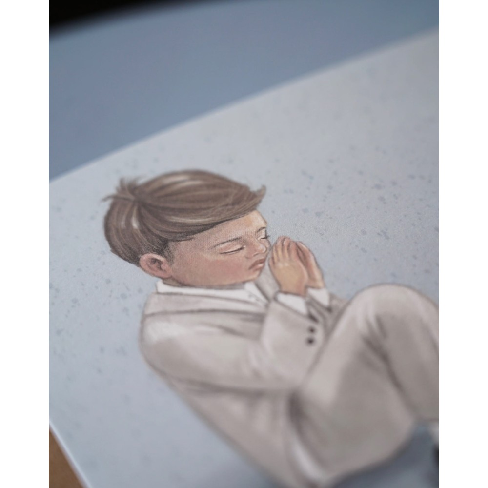 Greeting card - Hi Little - First Communion card, 14,5 x 14,5 cm