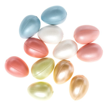 Eggs with holes - DpCraft - pastel, 4 cm, 12 pcs.